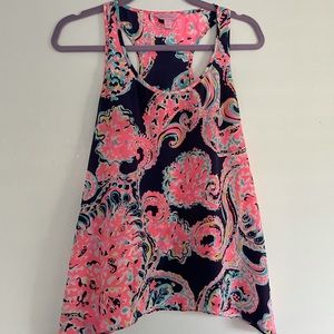 LILLY PULITZER Silk Paisley Top